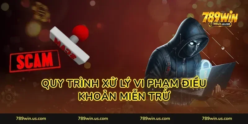 Quy trình xử lý vi phạm điều khoản miễn trừ